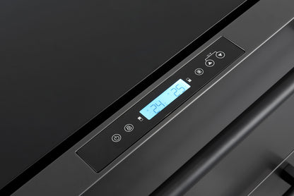 newair-24-inch-indoor-outdoor-dual-drawer-freezer-fridge-convertible-refrigerator-black-stainless-steel