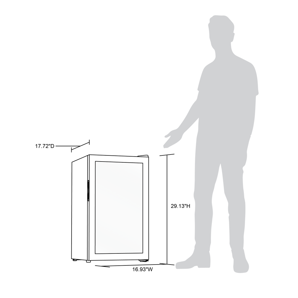 Limited Edition NewAir Anniversary Series 100 Can Beverage Fridge Newair