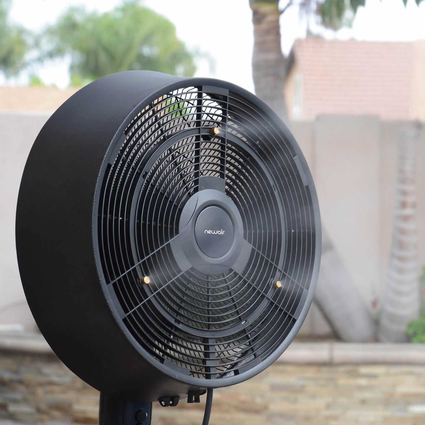 Newair® Outdoor Misting and Pedestal Fan - 1,600-CFM