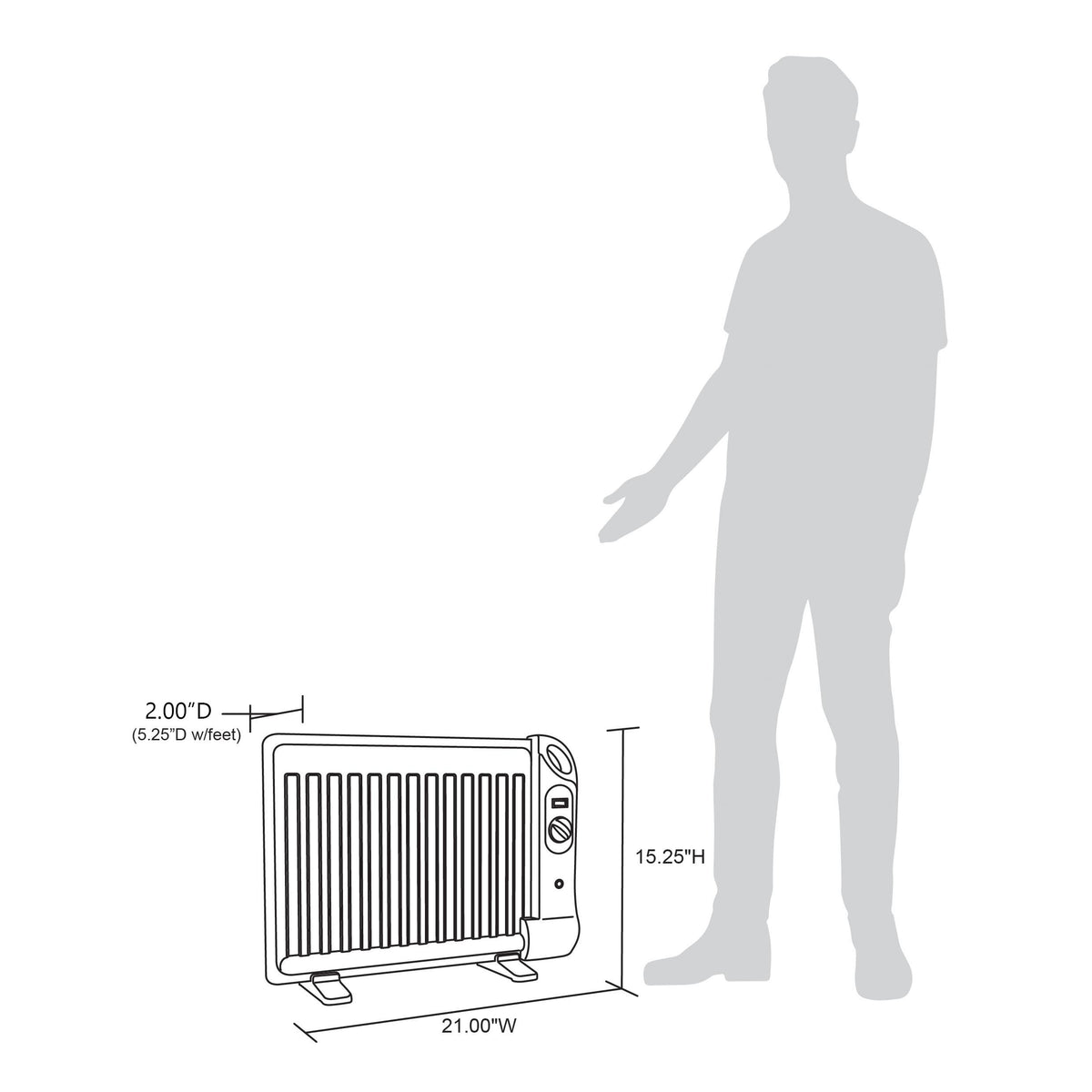 Newair® Portable Under-Desk Heater