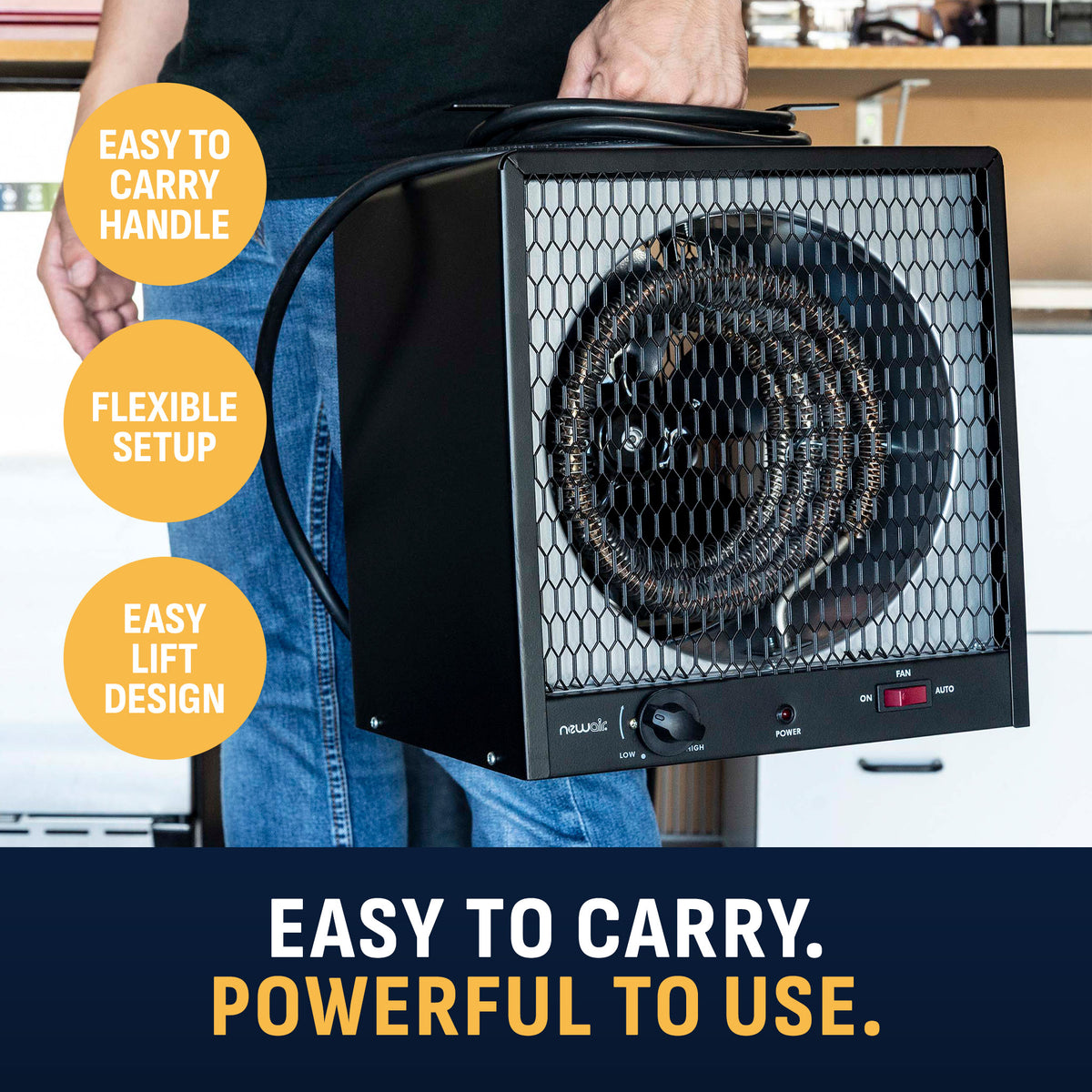 Newair® Portable Electric Garage Heater - 240v
