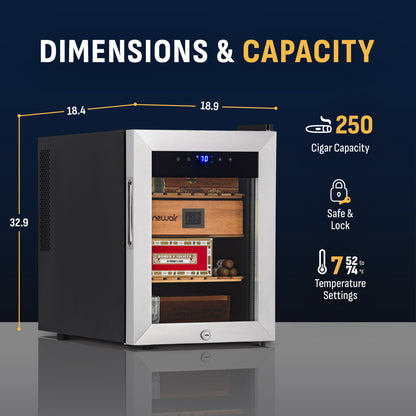 newair®-electric-cigar-humidor-with-opti-temp™-250-count