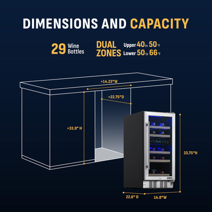 newair®-29-bottle-14-8-stainless-steel-built-in-dual-zone-wine-fridge