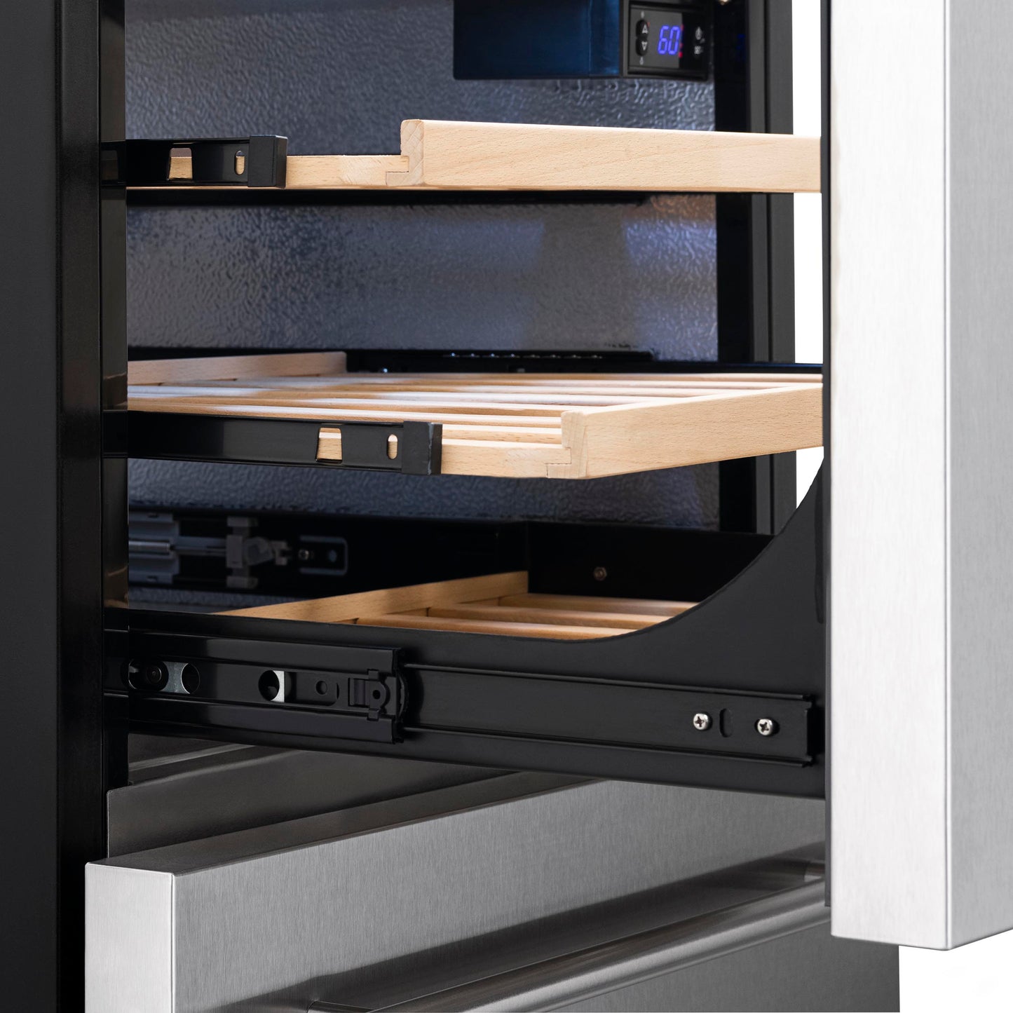 Newair® 80-can and 20-bottle Built-In/Freestanding Beverage Fridge - 24"