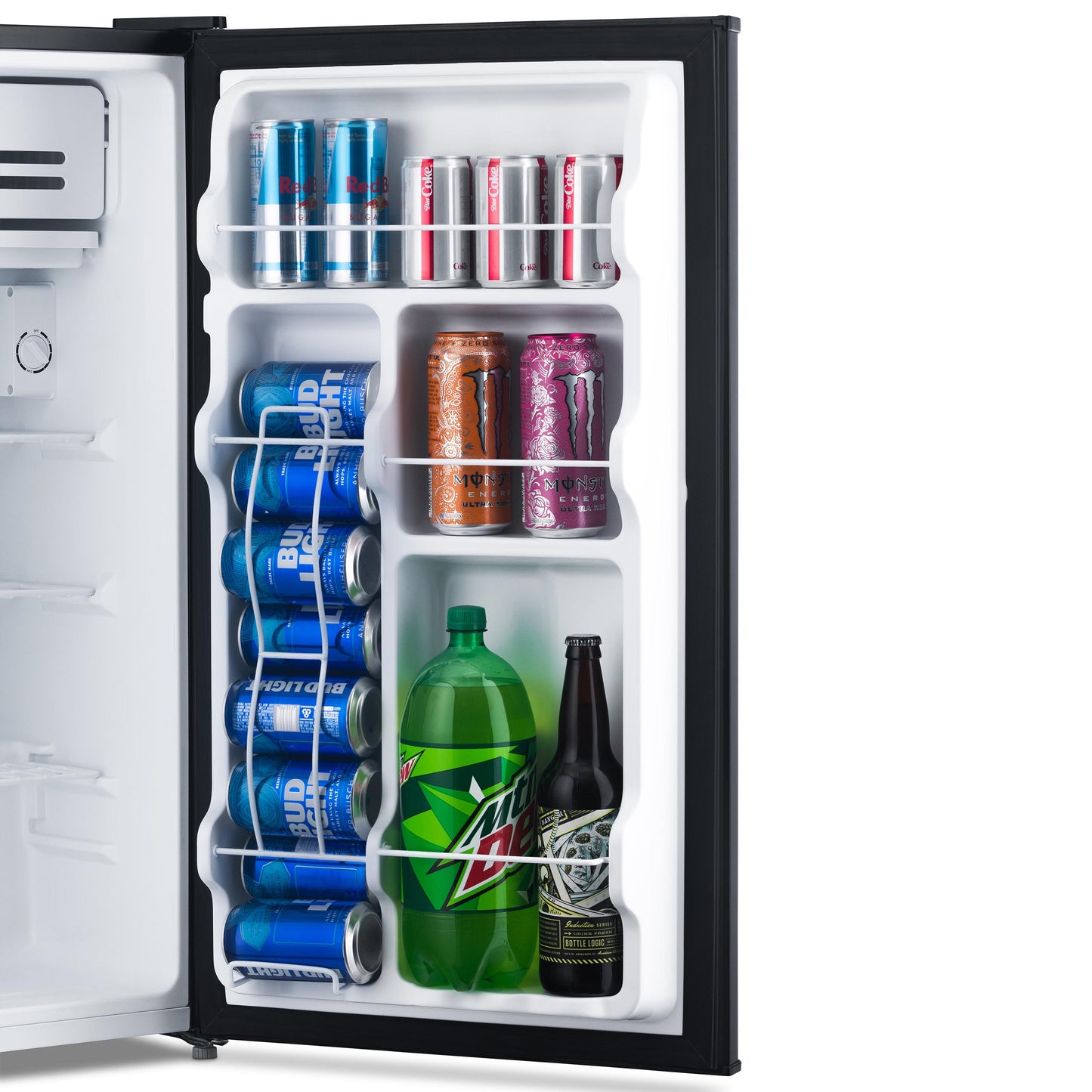 Newair® Compact Mini Fridge with Freezer, 3.3 Cu. Ft. - Black