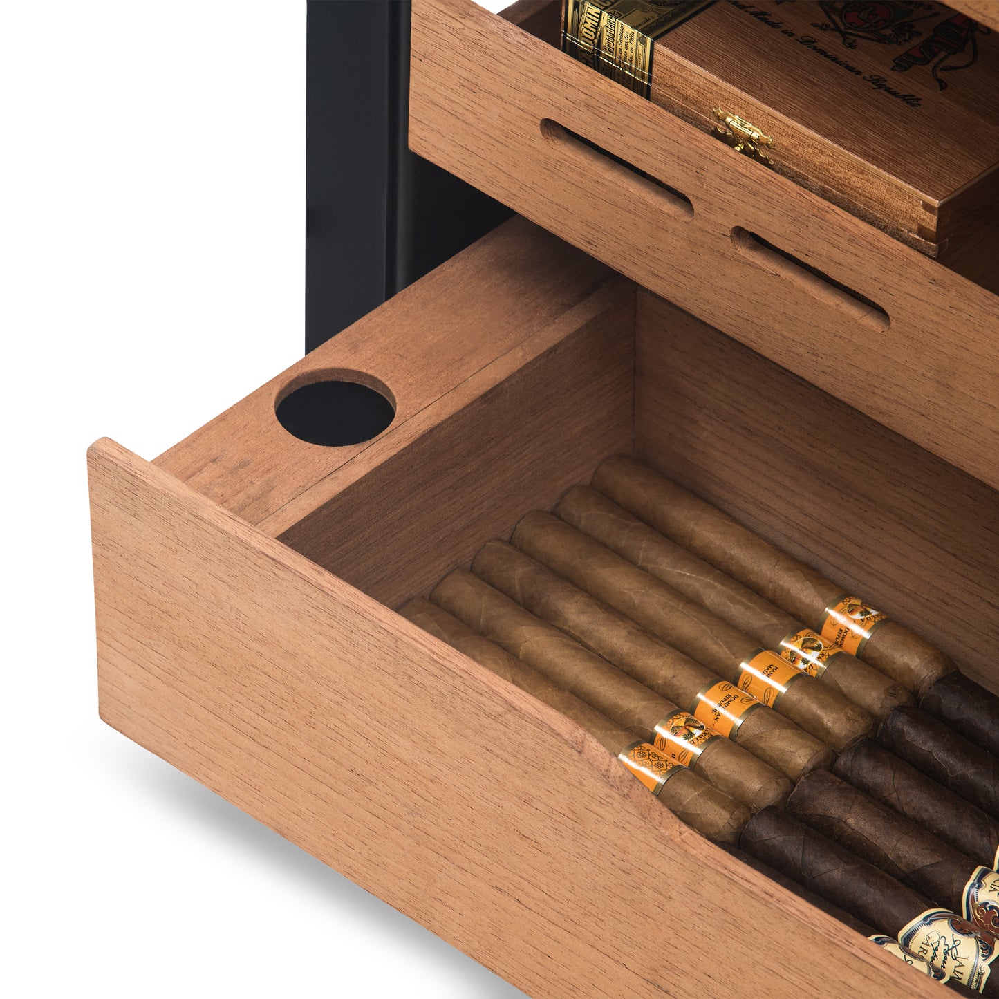 Newair® Electric Cigar Humidor in Black, Built-In or Freestanding, 1,500 Count