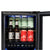 Newair 15 Inch Wine and Beverage Refrigerator – 13 Bottles & 48 Cans Capacity with Dual Temperature Zone Wine Cooler, Black Stainless Steel & Double-Layer Tempered Glass Door, Compact Wine Cellar Built-in Counter or Freestanding Fridge Wine Fridge    