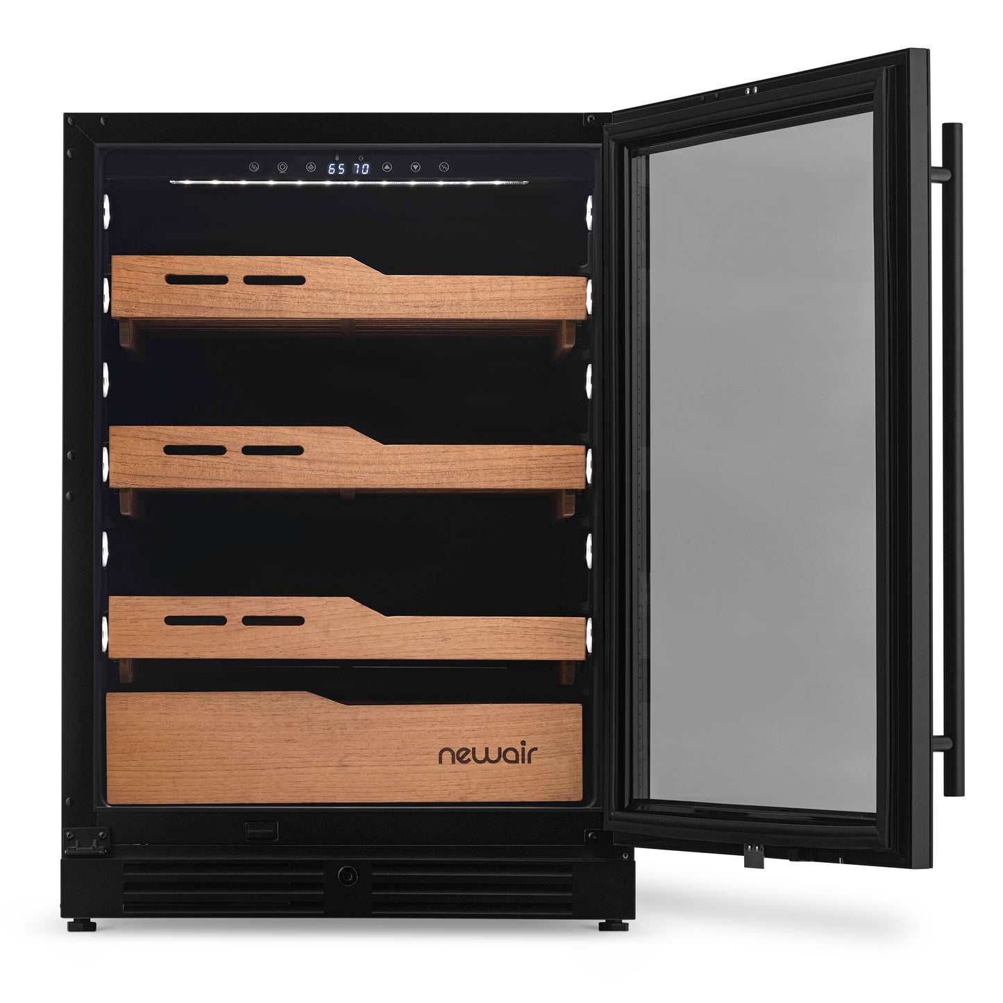 Newair® Electric Cigar Humidor in Black, Built-In or Freestanding, 1,500 Count