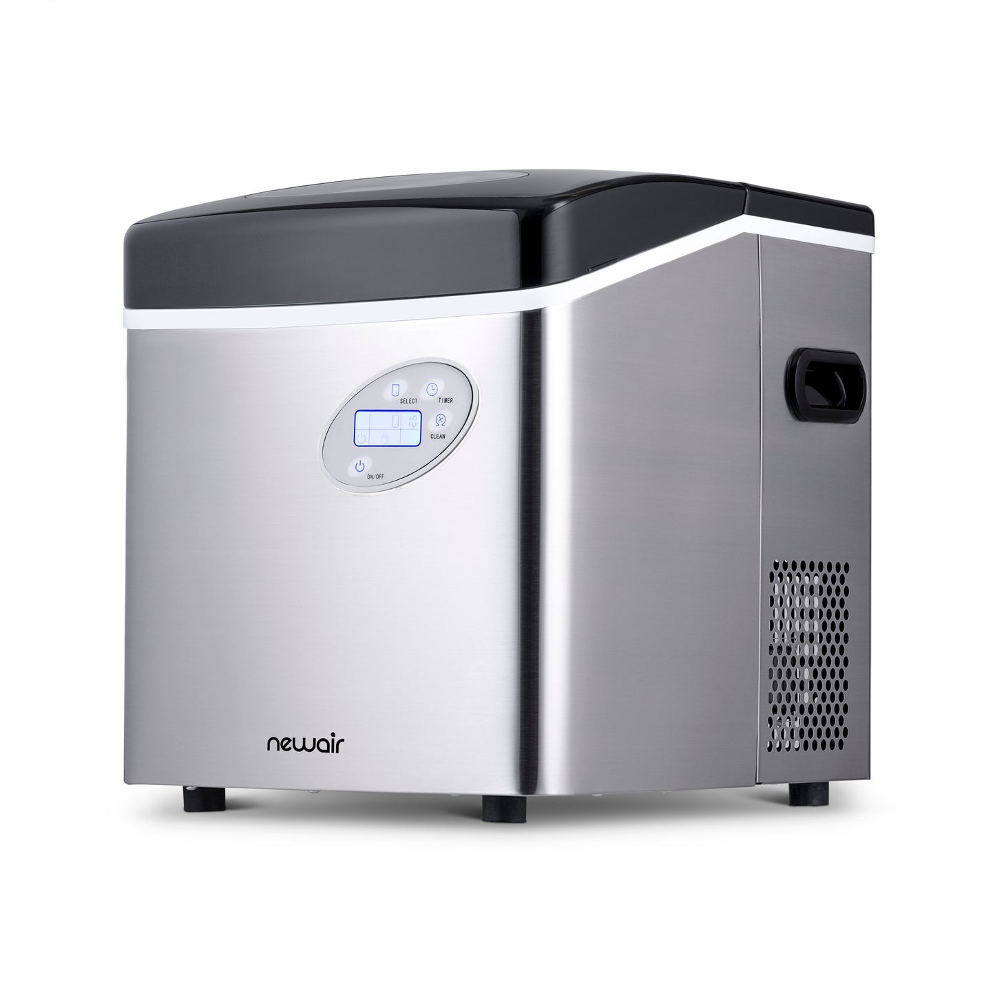 Newair® Countertop Ice Maker. Bullet Ice, 50 lbs/day - Red
