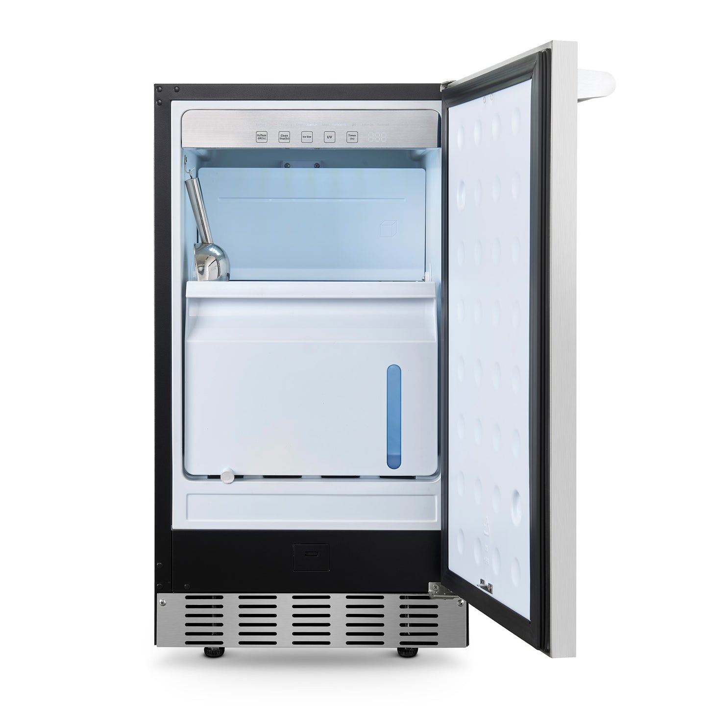 Newair 18” Undercounter Clear Ice Maker, 62–100 lbs