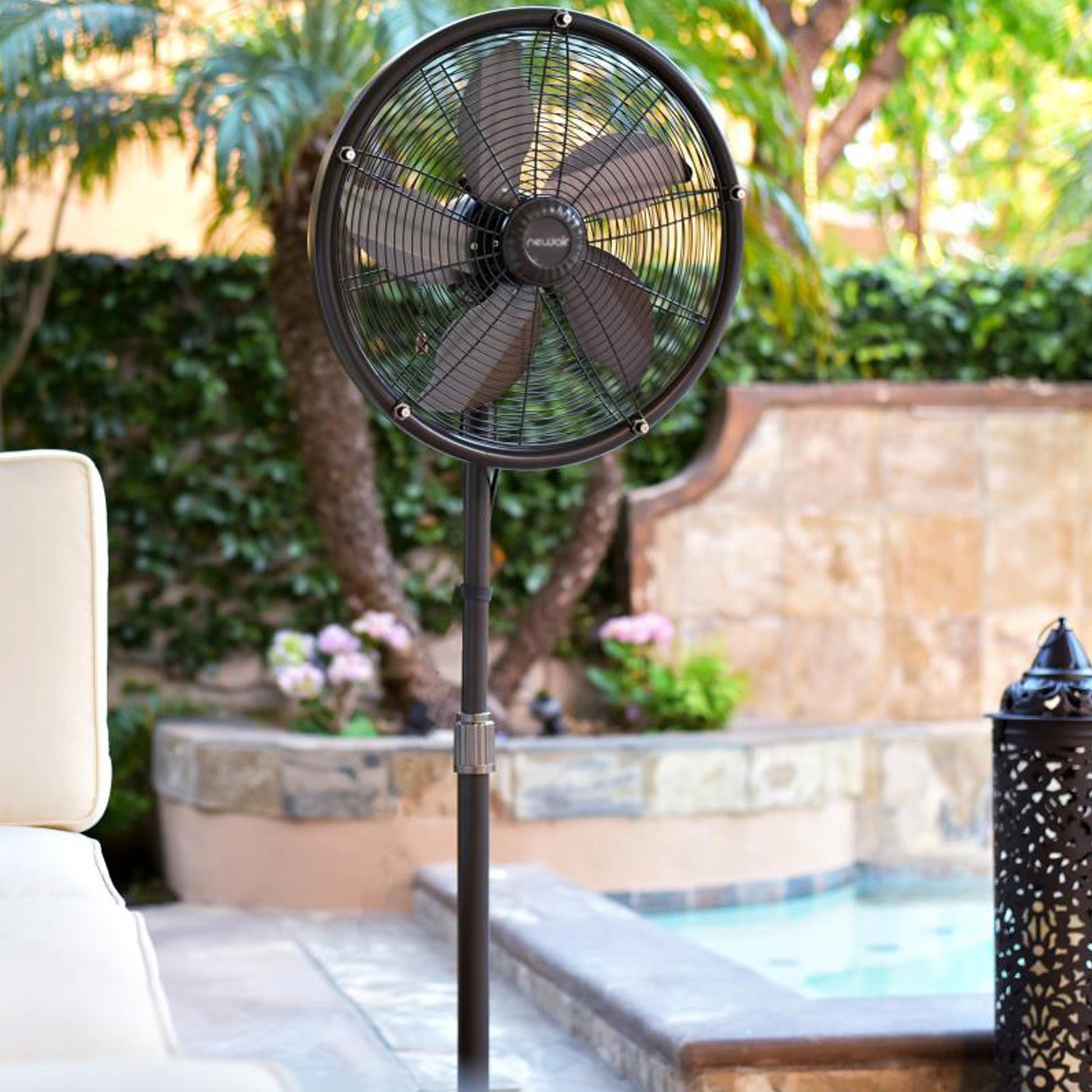 Newair® Outdoor Misting and Pedestal Fan Combination 2,800 CFM