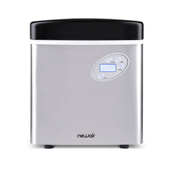 Newair Countertop Ice Maker, 50 lbs. of Ice a Day, 3 Ice Sizes and Easy to Clean BPA-Free Parts Ice Makers    Stainless Steel