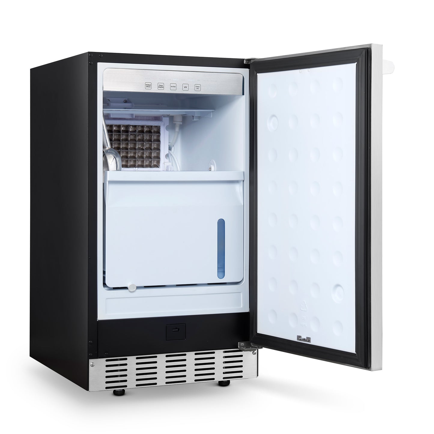 Newair 18” Undercounter Clear Ice Maker, 62–100 lbs