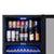 Newair 24” Wine and Beverage Refrigerator – 24 Bottles & 100 Cans, Dual Zone, Black Stainless Steel, Charcoal Filter, Soft-toned Door Alarm, Built-in Fridge, 37F-65F Digital Temperature Control, Removable & Adjustable Racks plus SplitShelf™ Wine Coolers    