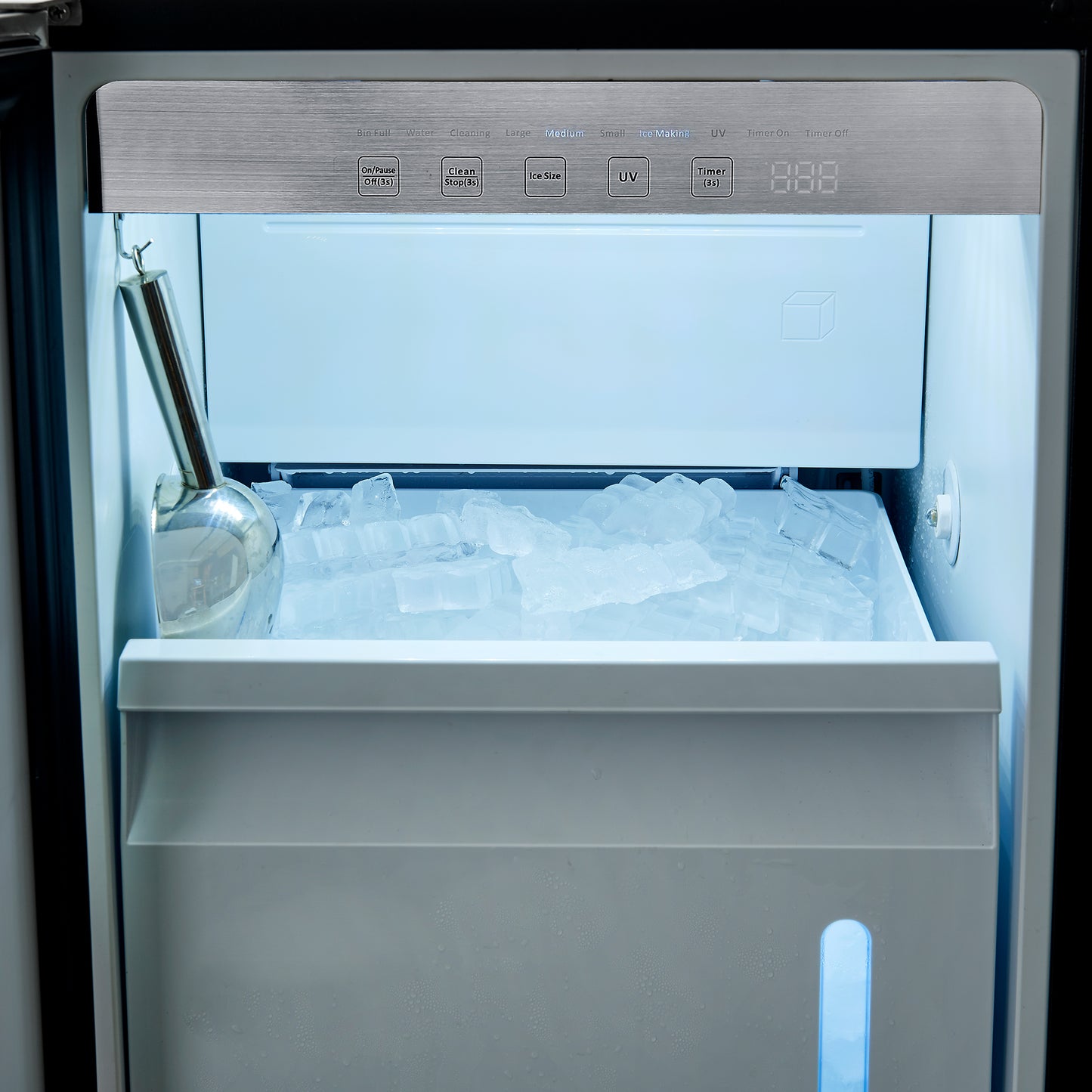 Newair 18” Undercounter Clear Ice Maker, 62–100 lbs