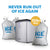 Newair Portable Ice Maker, 33 lbs. of Ice a Day with 2 Ice Sizes, BPA-Free Parts Ice Makers    Stainless Silver
