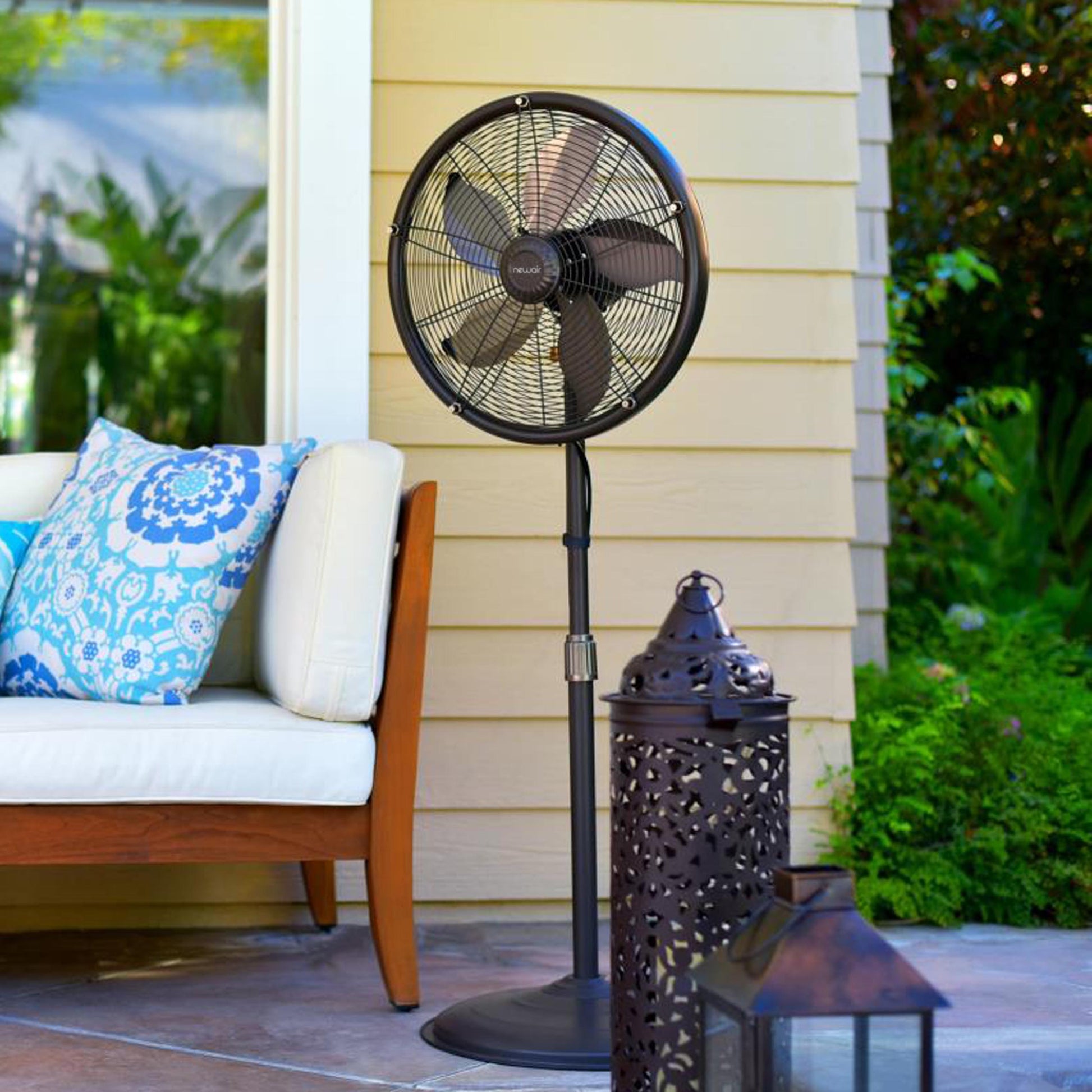 Newair® Outdoor Misting and Pedestal Fan Combination 2,800 CFM