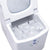 Newair Portable Ice Maker, 33 lbs. of Ice a Day with 2 Ice Sizes, BPA-Free Parts Ice Makers    White
