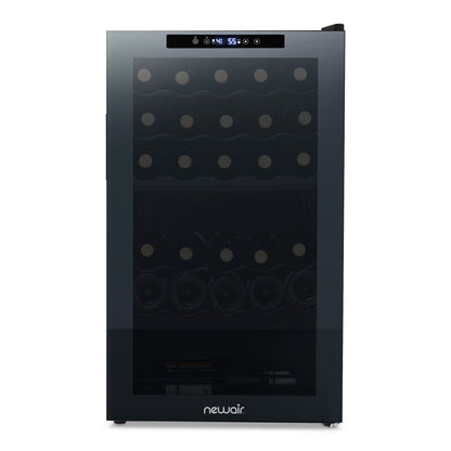 newair®-33-bottle-19-5-black-freestanding-dual-zone-wine-fridge