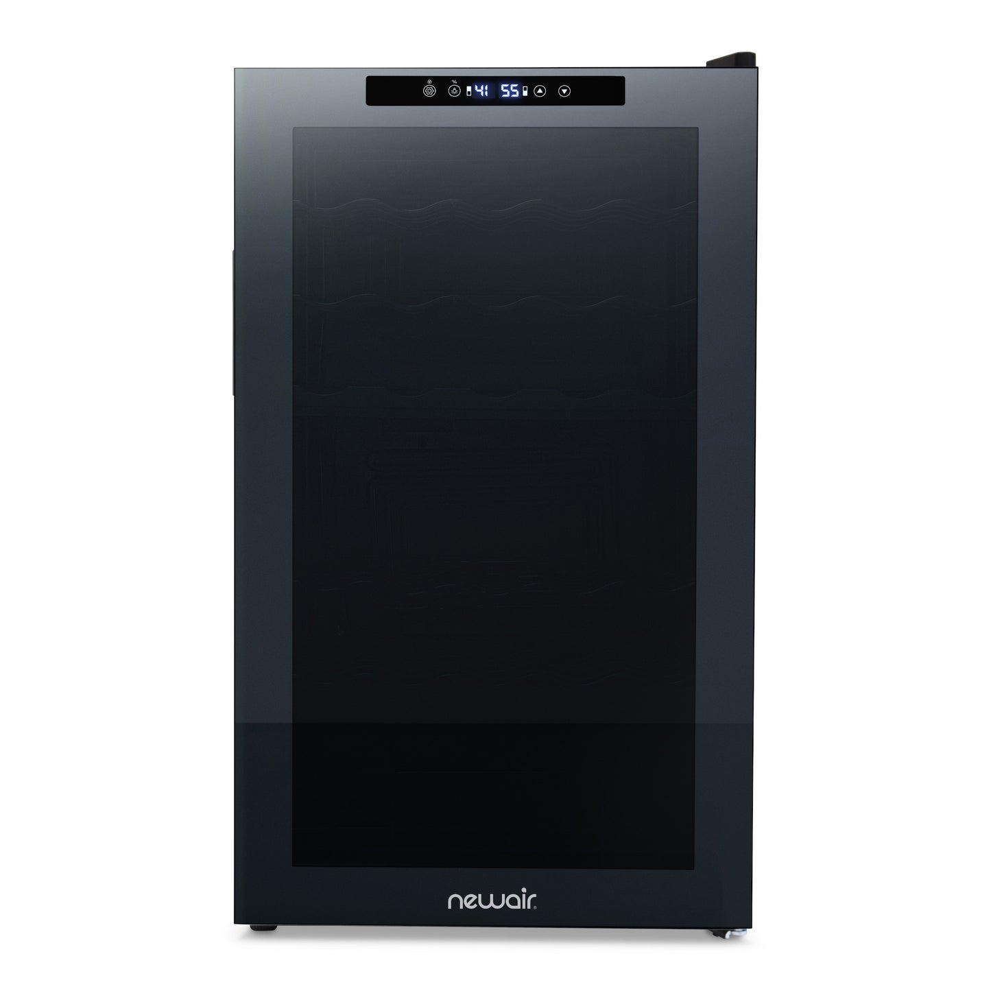 Newair® 33-Bottle 19.5" Black Freestanding Dual Zone Wine Fridge