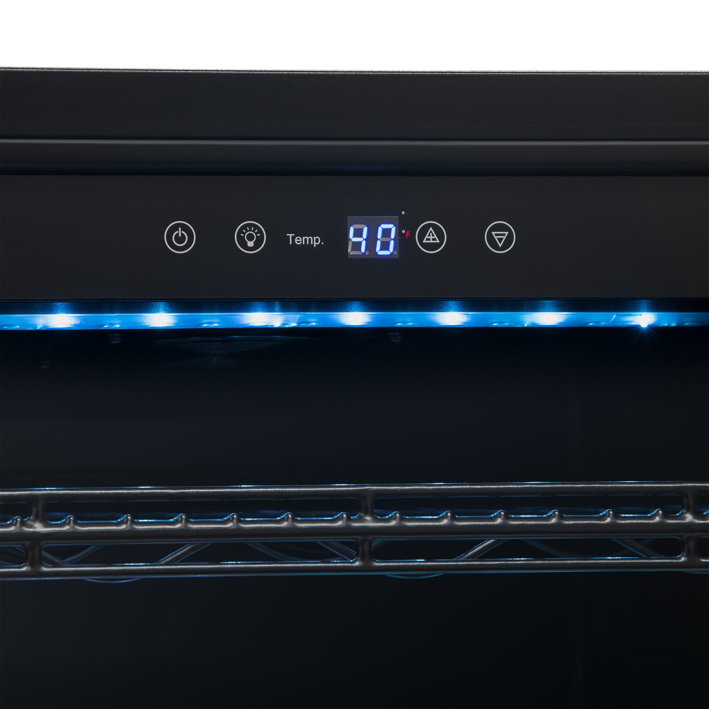 Newair® 179-Can, 49-Bottle Built-in or Freestanding Beverage Fridge - 24"