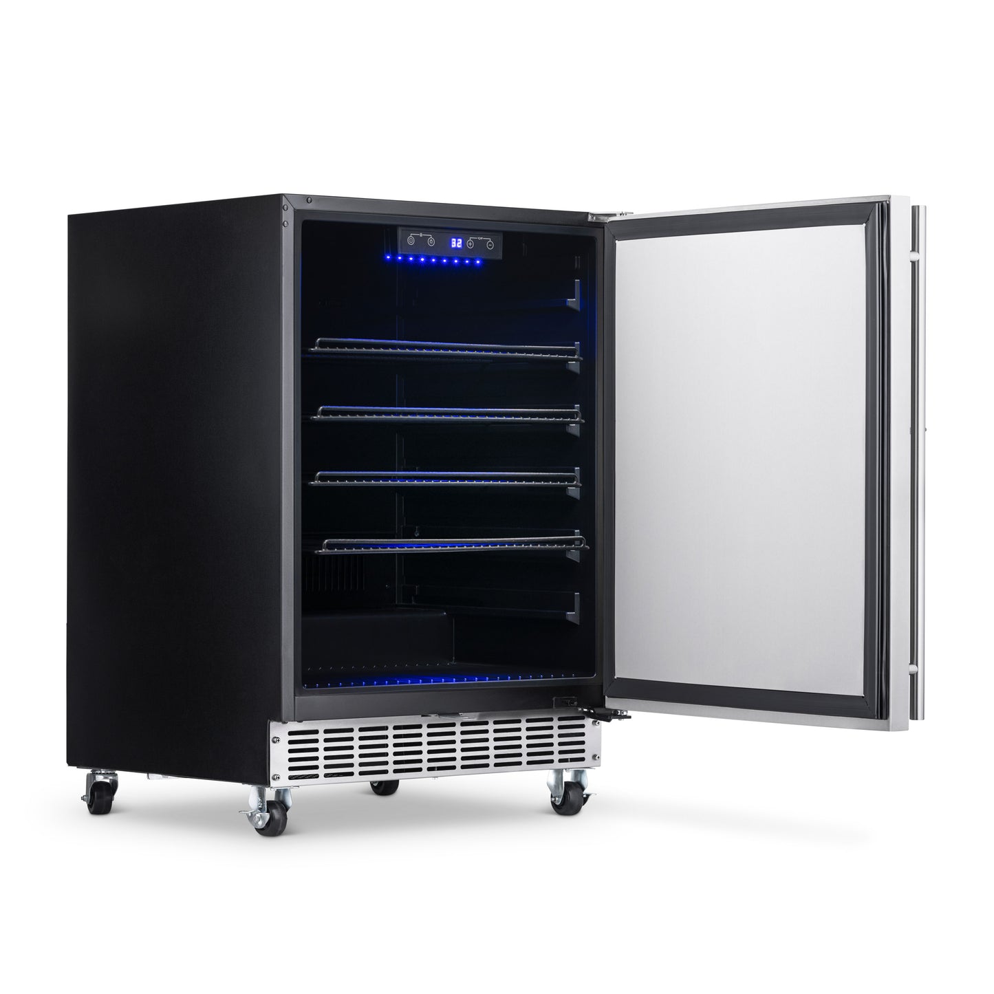 Newair® 160-Can Outdoor Built-In/Freestanding Beverage Fridge - 24"