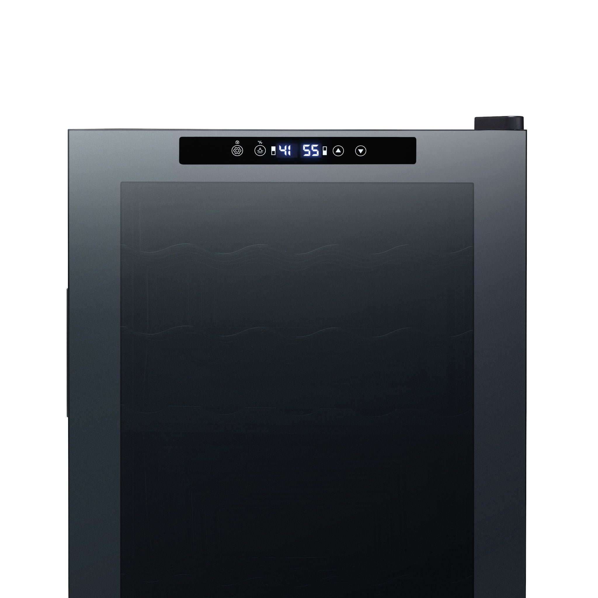 33-Bottle Black Freestanding Dual Zone Wine Fridge | Newair