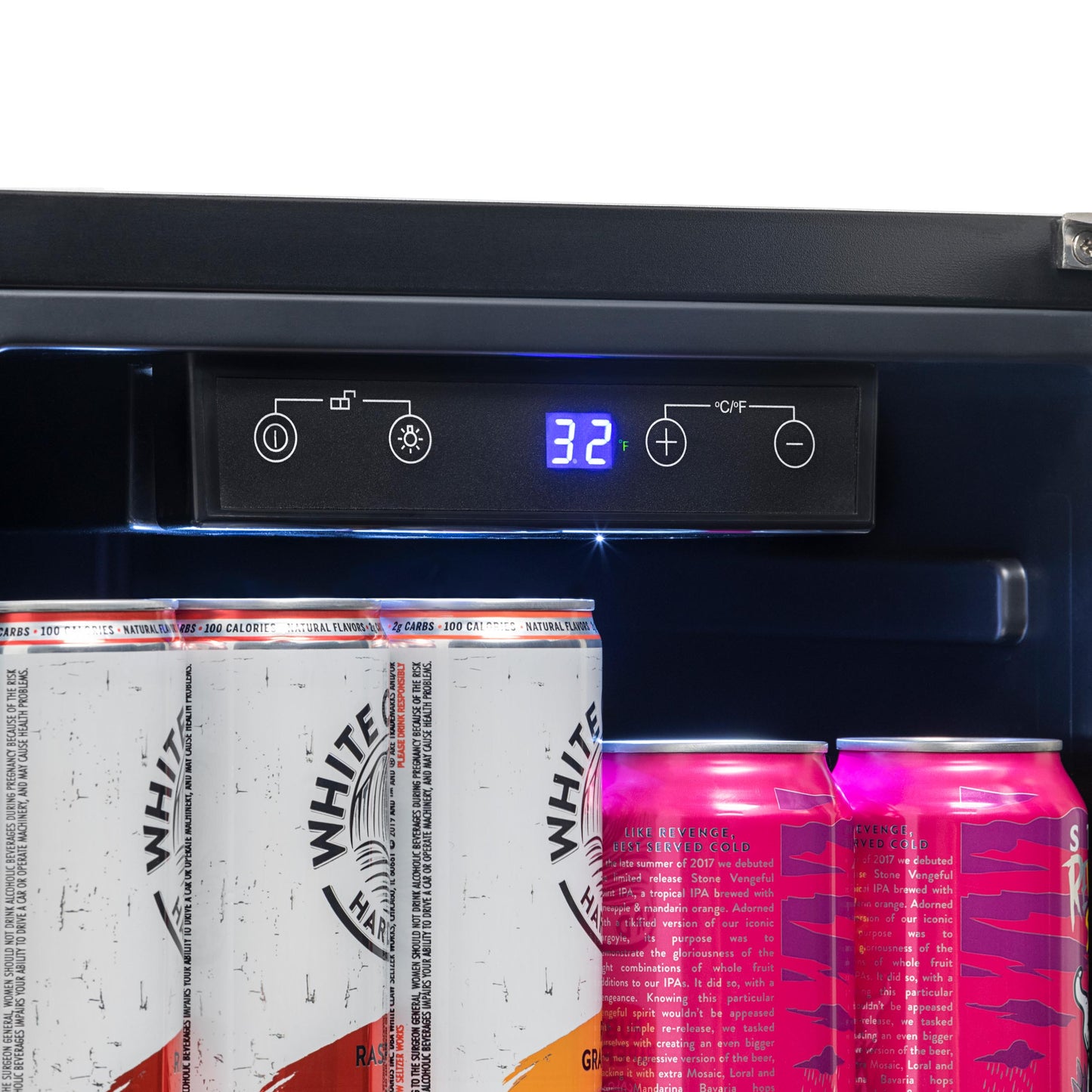 Newair® 90-Can Built-In/Freestanding Outdoor Beverage Fridge - 15"
