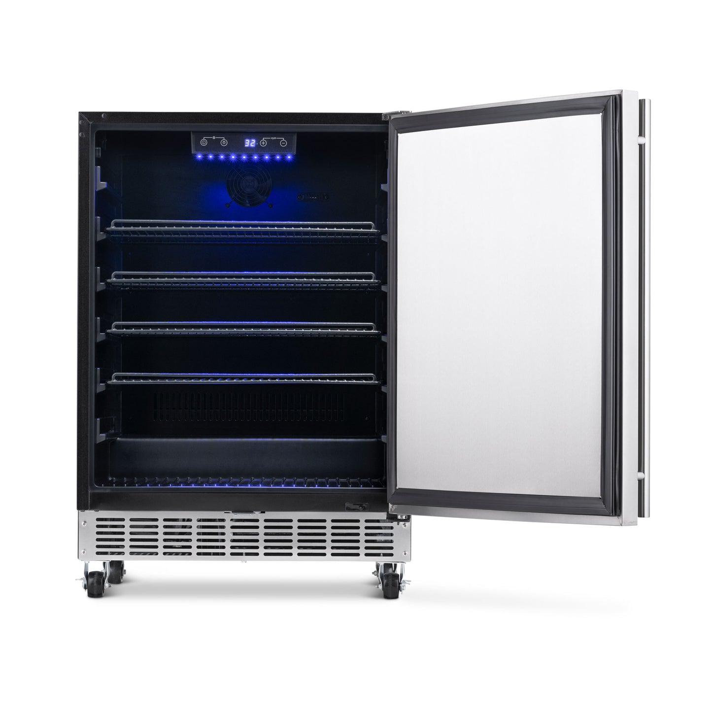 Newair® 160-Can Outdoor Built-In/Freestanding Beverage Fridge - 24"