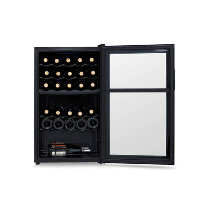 newair®-33-bottle-19-5-black-freestanding-dual-zone-wine-fridge