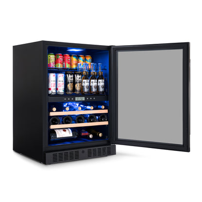 newair®-100-can-24-bottle-built-in-dual-zone-black-beverage-fridge-24