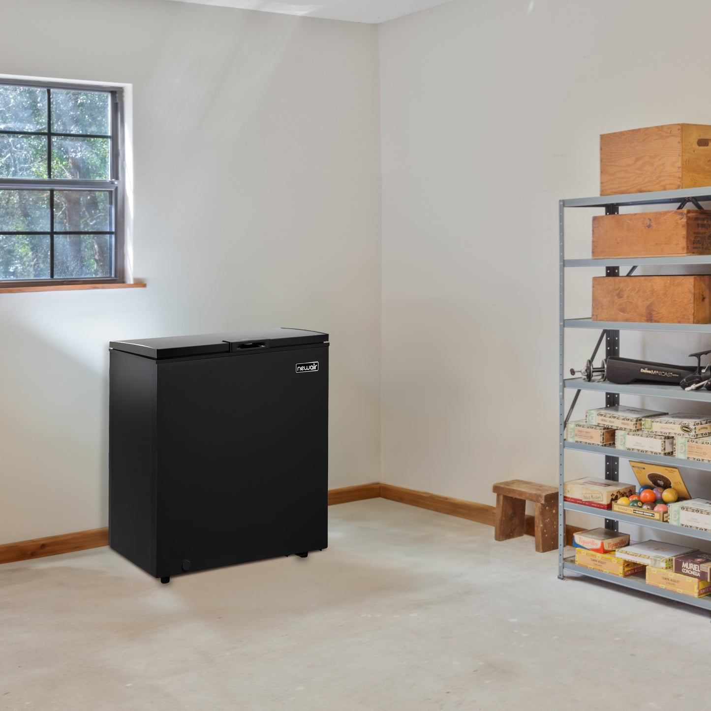 Newair® Mini Deep Chest Freezer, 5 Cu. Ft. - Black
