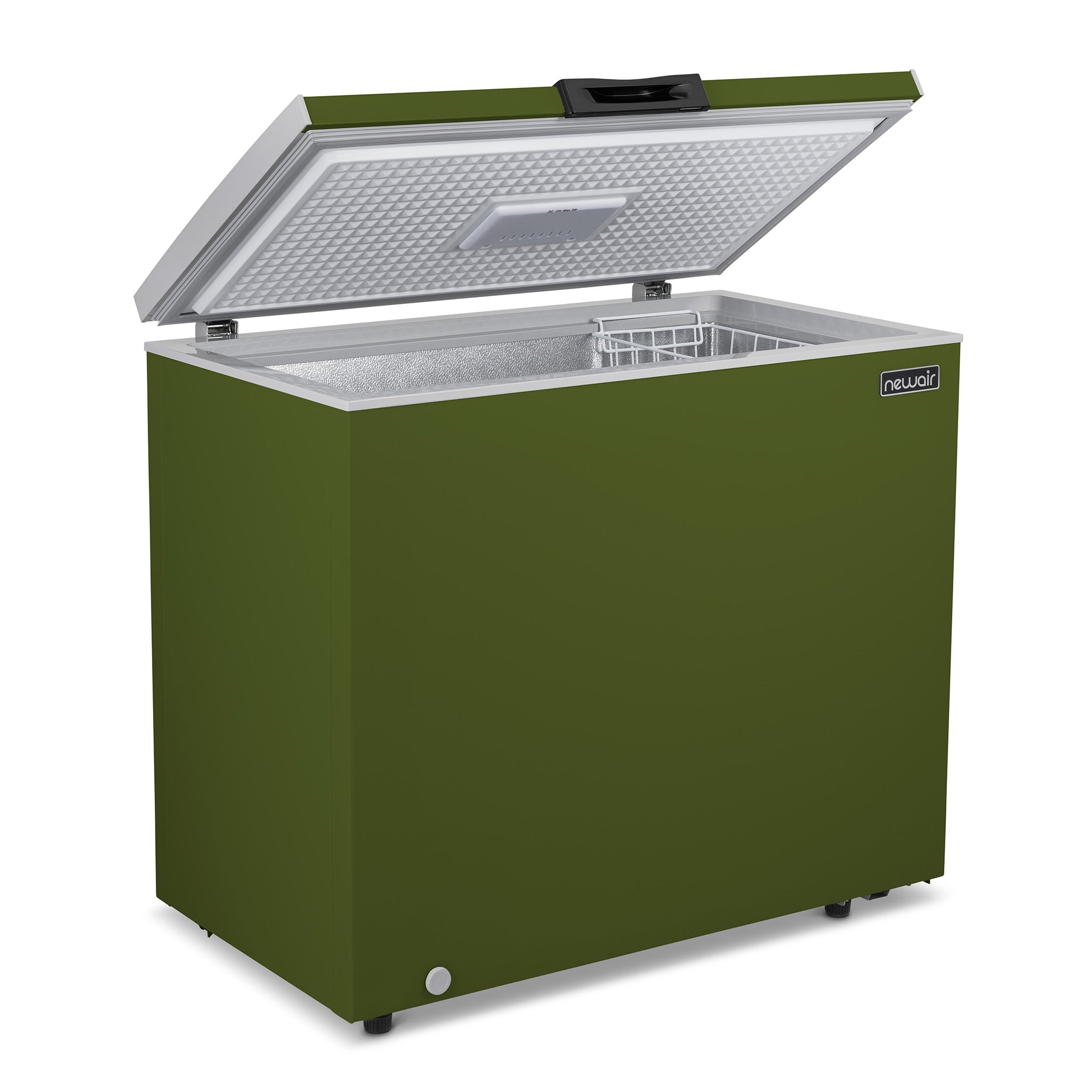 NewAir 6.7 Cu. ft. Mini Deep Chest Freezer and Refrigerator in Military Green with Digital Temperature Control, Fast Freeze Mode