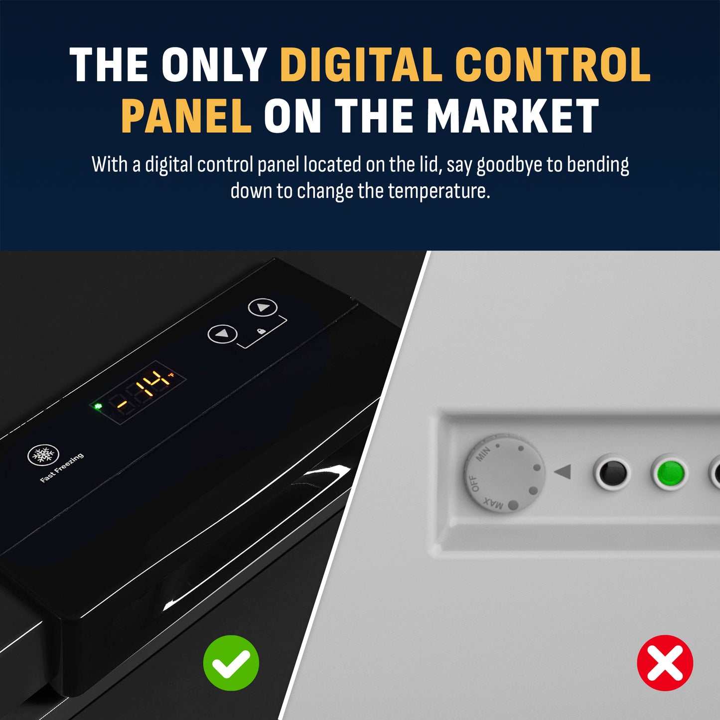 Newair® Mini Deep Chest Freezer, 5 Cu. Ft. - Black