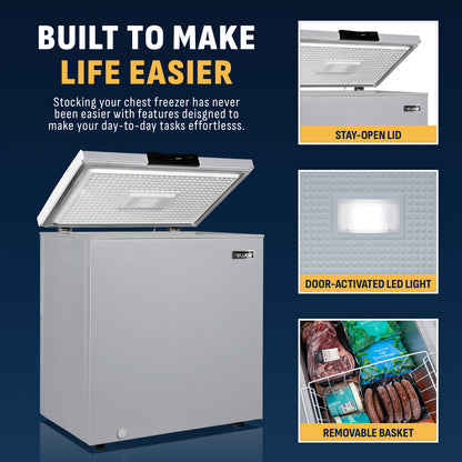 newair®-mini-deep-chest-freezer-5-cu-ft-cool-gray