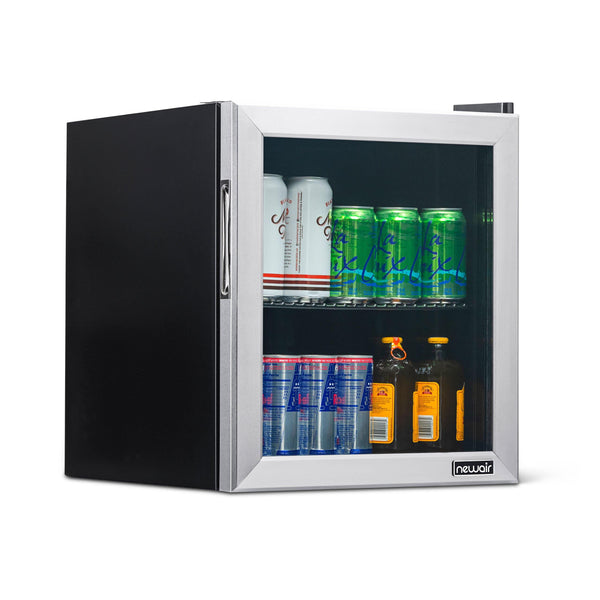 Newair Beverage Refrigerator, 60 Can 1.6 Cu. Ft. Compact Mini Fridge Beverage Fridge    