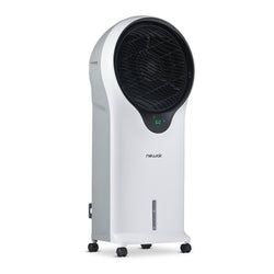 Newair Evaporative Air Cooler and Portable Cooling Fan in White, 470 CFM with CycloneCirculationTM and Energy Efficient Eco-Friendly Cooling, 3 Fan Speeds, 3 Modes, 7.5 Hr Timer and 1.45 Gallon Removable Water Tank