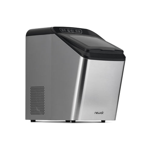 Newair 26 lbs. Countertop Ice Maker, Matte Black Portable and