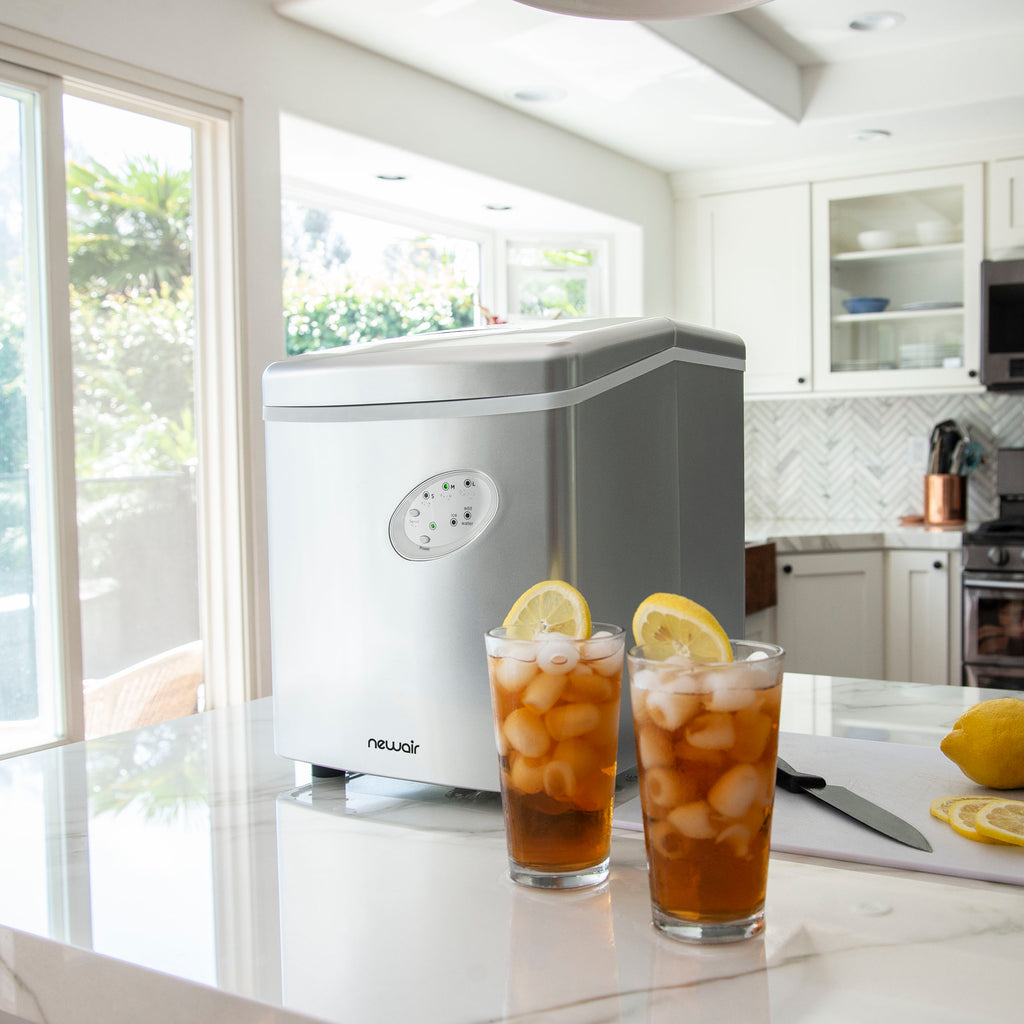 Newair Countertop Ice Maker 28 lbs, 3 Ice Sizes, BPAFree Parts