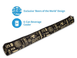 Beers of the World Insulated 6-Can Beverage Sling Accessory    