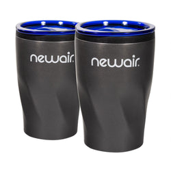 Pair of Insulated Blue Beverage Tumblers | 12 oz