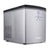 Newair Portable Ice Maker, 33 lbs. of Ice a Day with 2 Ice Sizes, BPA-Free Parts Ice Makers NIM033SS00 Stainless Silver  